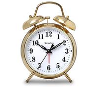 Big Ben Westclox Twin Bell Alarm Clock 70010G, Gold, EA US