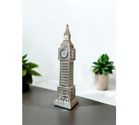 Big Ben With Clock gold metal bigben .london souvenire gold metal bigben (silver, medium)