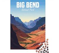 Big Bend National Park 1000 Piece Jigsaw Puzzle, 38x26cm/1000pcs, for Adults, Quiet Home Activity, Weekend Downtime And Puzzle Lovers