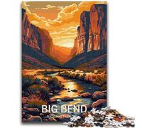 Big Bend National Park Adult Jigsaw Puzzles 1000 Pieces, Challenging Game And Family Play Educational Game for Birthday, Chrismas 1000pcs(26x38cm)