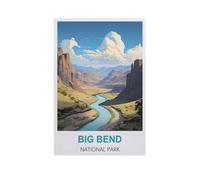 Big Bend National Park，Jigsaw Puzzles Puzzles for Adults Kids. 1000 Piece Impossible Challenge Toy Educational Game Home Decoration for Adults& Kids Age 14 Years Up 1000pcs（50x70cm）-IH47