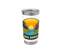 Big Bend National Park Texas Sunset River Stainless Steel Insulated Tumbler