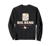 Big Bend National Park Texas Travel Retro Minimalist Hiking Sweatshirt