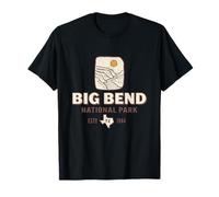 Big Bend National Park Texas Travel Retro Minimalist Hiking T-Shirt