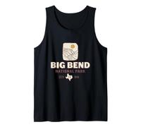 Big Bend National Park Texas Travel Retro Minimalist Hiking Tank Top