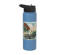 Big Bend National Park Texas Vintage Desert Adventure Stainless Steel Insulated Water Bottle