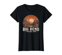 Big Bend National Park Value Graphic T-Shirt, Women, Black, XL