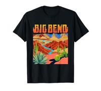 Big Bend National Park Vintage Desert Canyon Hiking Camping T-Shirt