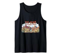 Big Bend National Park Vintage Desert Landscape Texas Travel Tank Top