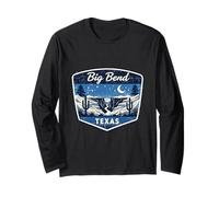 Big Bend Texas National Park Desert Landscape Night Sky Long Sleeve T-Shirt