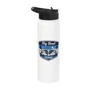 Big Bend Texas National Park Desert Landscape Night Sky Stainless Steel Insulated Water Bottle