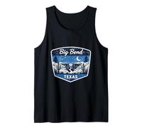 Big Bend Texas National Park Desert Landscape Night Sky Tank Top