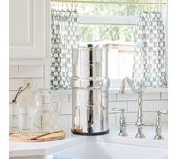 Big Berkey Gravity-Fed Stainless Steel Countertop Water Filter System 2.25 Gallon with 2 Authentic Black Berkey Elements BB9-2 Filters
