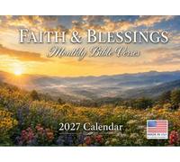 Big Bible Quote Calendar 2027 Monthly Wall Calender 12 Month
