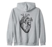 Big Big Heart Zip Hoodie