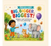 Big, Bigger, Biggest!: Let's explore sizes and count all the way to 9! (Count With A Twist! Series)
