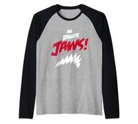 Big Bigger Jaws 2025 Bold Graphic Raglan Baseball Tee