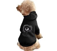 Big Black Eye Tree Dog Hoodie Shirts Pet Clothes for Small Puppy Cat Costume S