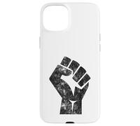 Big Black Raised Fist Salute of Unity Solidarity Resistance Case for iPhone 15 Plus