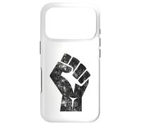 Big Black Raised Fist Salute of Unity Solidarity Resistance Case for iPhone 17 Pro