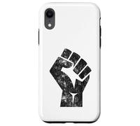 Big Black Raised Fist Salute of Unity Solidarity Resistance Case for iPhone XR