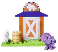 Big-Bloxx - Dino Ranch Hutch with Dino Tango - Building Blocks (16 Pieces) for Small Dino House with Dinosaur Figure, Game Pieces for Children from 18 Months to 5 Years