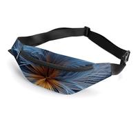 Big Blue Flower Fanny Pack Fanny Packs for Women Men Waist Bag Mens Fanny Pack Womens Fanny Pack Fanny Pack Men Running Fanny Pack Small Fanny Packs for Women, style, 36*15cm
