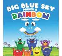 Big blue sky makes a rainbow