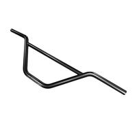 Big BMX Handlebar: Chromoly 4130, Wheelie Cruiser, Black Chrome, 22.2mm Stem(Anodizing Black 1 pc)