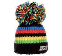Big Bobble Hats Kids UCI Black Rainbow Stripes