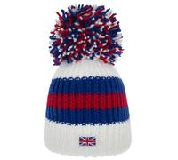 Big Bobble Hats White, Red and Blue Big Bobble Hat
