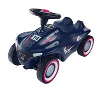 Big Bobby Car Neo RS Blue - Racing Car, Slide Car, Children's Vehicle with Whisper Tyres for Silent Driving Sound and Good Grip, Ergonomic Seat with Knee Protection, Small Turning Radius, from 12