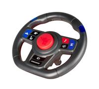 Big Bobby Car SOS Sound Steering Wheel Multi-Function Steering Wheel with Light + Siren, Blue Light, Radio Saying, Car Phone, LED Headlight, Suitable for Bobby Car + Tractor 2010 Onwards