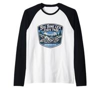 Big Bone Lick State Park Kentucky Fossil History Nature Raglan Baseball Tee