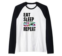 Big Bones Designs Men's Harlequins Rugby Sports Team T-Shirt, Black, Small, Raglan Sleeve, Classic Fit