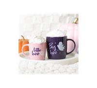 Big Boo Halloween Mug Set - Adorable and Durable Ceramic Mugs for Spooky Hot Cocoa and Seasonal Delights - Coordinated Design for Halloween Enthusiasts - Versatile for All Festive Celebrations