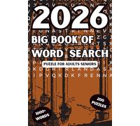 Big Book of Word Search: 1000 New Words: Relaxing 2026 Word Search Puzzle Book for Seniors | Large Print and Anti Eye Strain | Giant and Fun Word Find for Adults