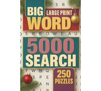 Big Book of Word Search with Large Print Puzzles: 5000 Words 250 Puzzles - For Adults, Seniors, and Teens!