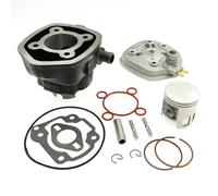 Big Bore Cylinder Kit 1set Motorcycle 70cc 47mm Big Bore Cylinder Kit+Head Fit For Aerox Fit For Nitro Malaguti F12,F15 Cylinder Piston Crankshaft Set