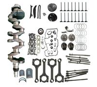 Big Bore Kit 1set Engine Rebuild Kit Fit For 2.0 2016-2019 G4NG 243702E650 230412E361 Crankshaft Intake & Exhaust Valve Big Bore Cylinder Piston Kit