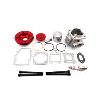 Big Bore Kit Cylinder Piston Crankshaft Set Red 44mm Big Bore Kit Cylinder Assy Shaft Piston For 2 47cc 49cc Engine Minimoto Dirt Kids ATV