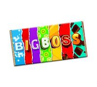 Big Boss Novelty Chocolate Bar Wrapper Lovely Gift For Present For Birthday Xmas Christmas Valentine (#1220) (with chocolate bar)