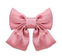 Big Bow Hair Clips, Soft Satin Silky Hair Bows Solid Color Hair Clips, Big Bow Hair Clips, Barrettes Big Bowknot Butterfly Chiffon Spring Hairpins French Style for Women Lady Girls (One Size)