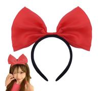 Big Bow Headband for Girls Women Red Bow Headband Hairband for Women Girls Christmas Gifts for Dadughter Girlfriend Fancy Cute Hair Accessorries Hairbands for Women Bowknot Head Band Hoop 1pcs