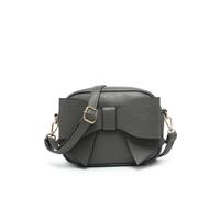 Big Bow Tie On The Front Cross Body Bag JFY Dark Grey One Size