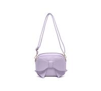 Big Bow Tie On The Front Cross Body Bag JFY Purple One Size