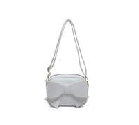 Big Bow Tie On The Front Cross Body Bag JFY White One Size
