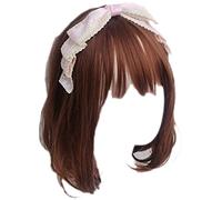 Big Bowknot Hair Hoop Vintage Lace Headband Headwear Fairy Headdress Accs Hair Hoop For Street