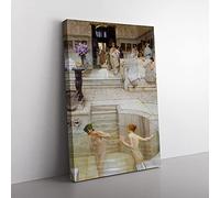 Big Box Art A Favourite Custom by Lawrence Alma-Tadema Canvas Wall Art Print Ready to Hang Picture, 76 x 50 cm (30 x 20 Inch), Grey, Green, Brown