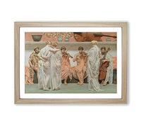 Big Box Art A Quartet by Lawrence Alma-Tadema Framed Wall Art Picture Print Ready to Hang, Oak A2 (62 x 45 cm)